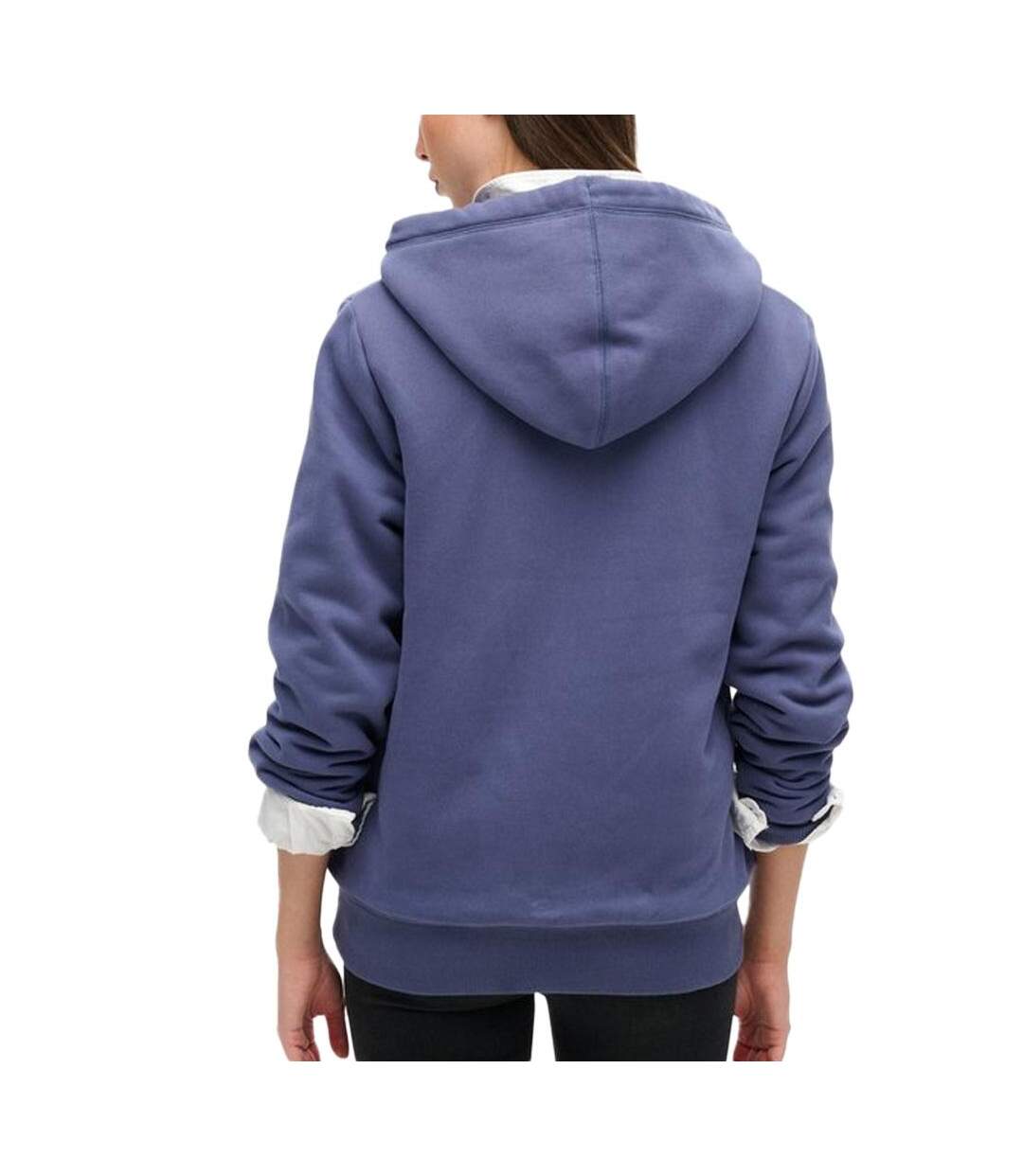 Sweat zippé marine femme superdry borg-2