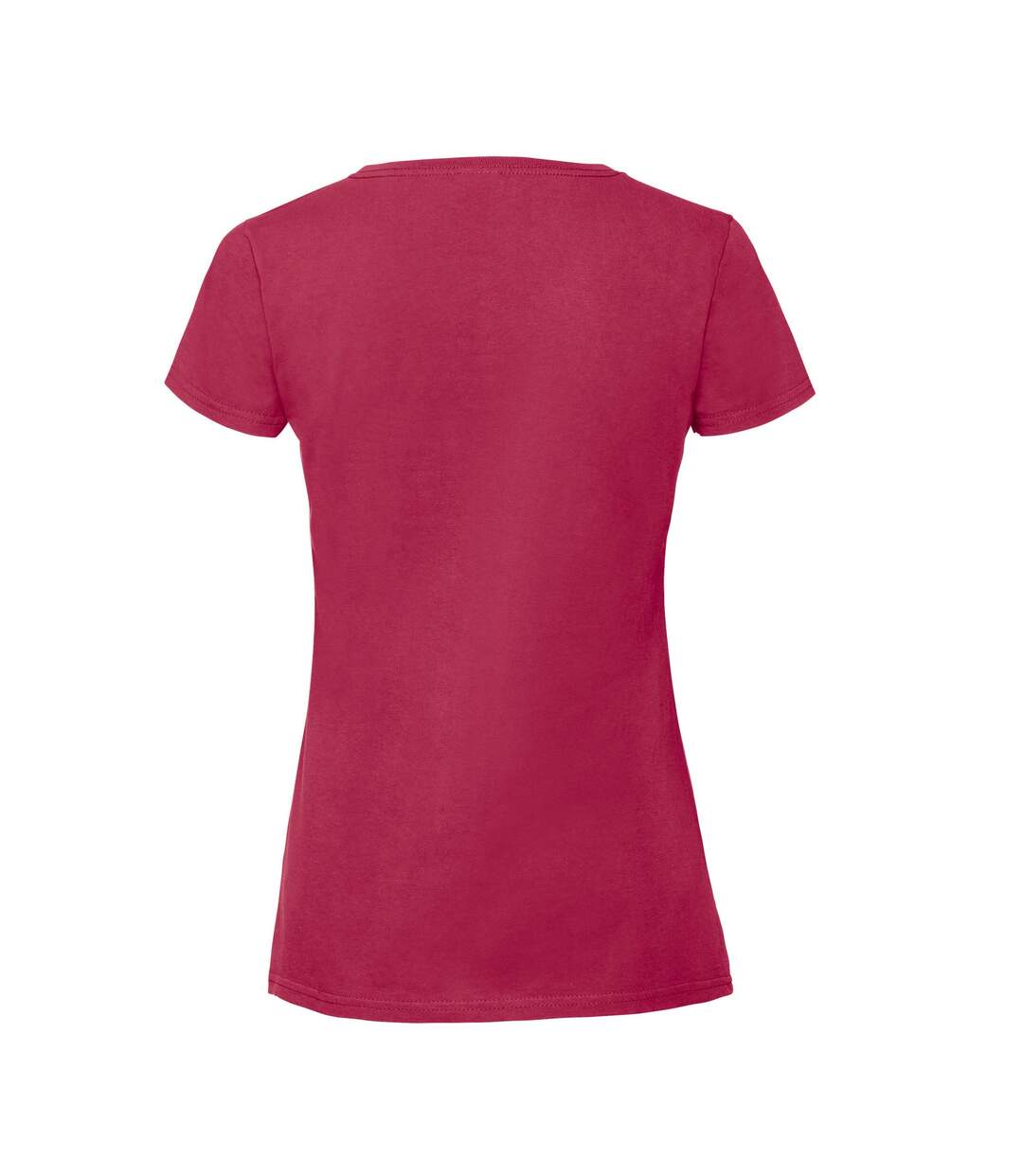 T-shirt Iconic Premium Femme Canneberge Fruit Of The Loom-2