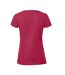 T-shirt Iconic Premium Femme Canneberge Fruit Of The Loom-2