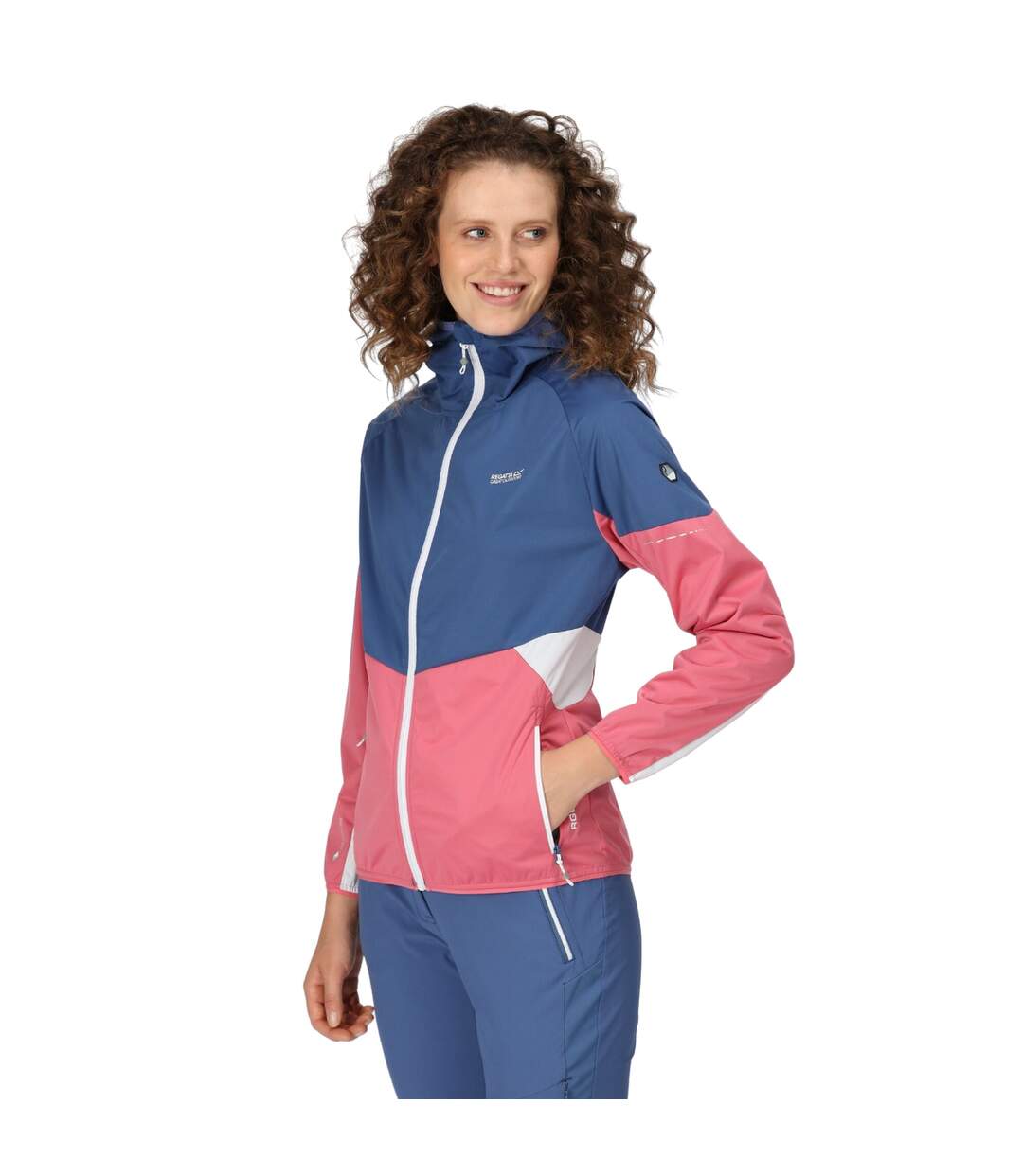 Veste softshell tarvos femme rose / denim Regatta