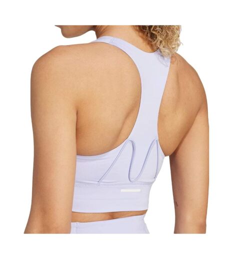 Brassière violet femme adidas run
