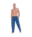 Pack Of 2  Mens Game For Life Game Controller Lounge Pants  Blue Grey Keanu-1