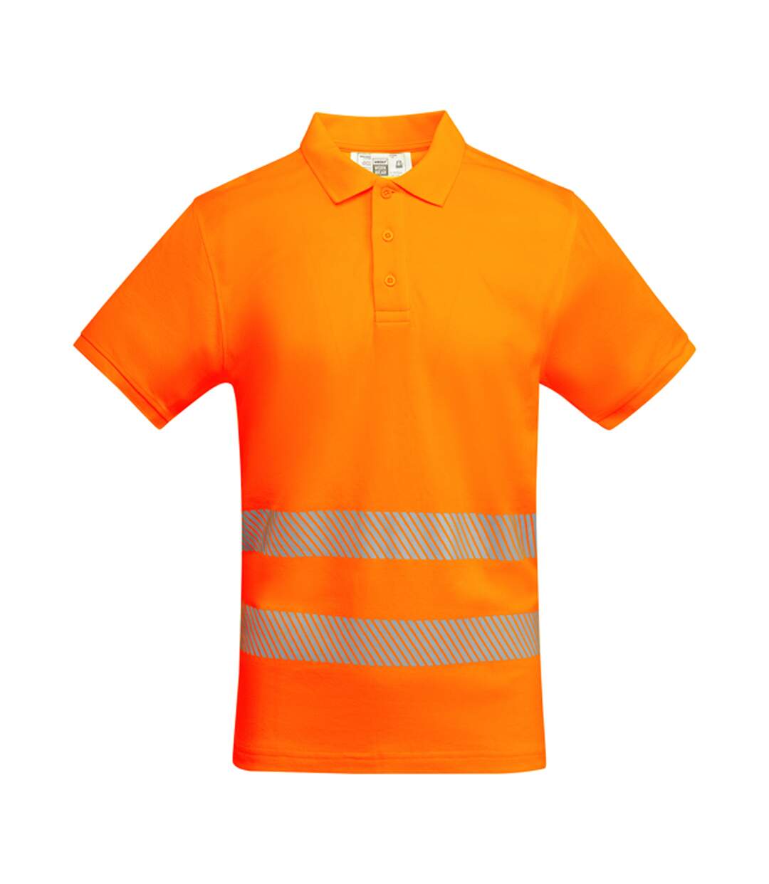 Polo Haute Visibilité Atrio Homme Orange Fluo Roly Workwear-1