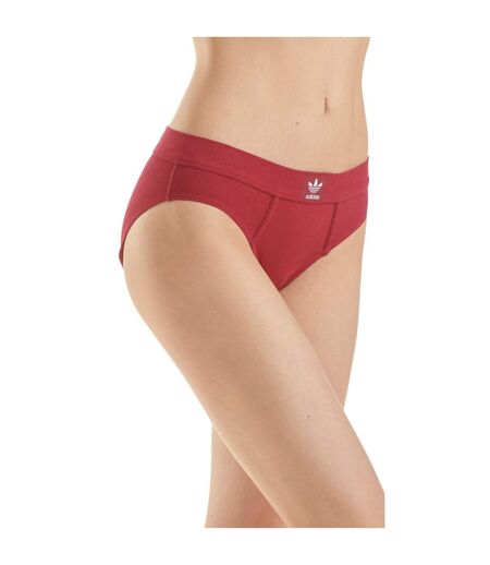 Culotte Motif/style Côtelé Femme Bordeaux Adidas