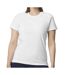 T-shirt Femme Blanc Gildan-1