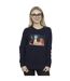 Disney - Sweat LADY AND THE TRAMP SPAGHETTI PHOTO - Femme (Bleu marine) - UTBI23203-2