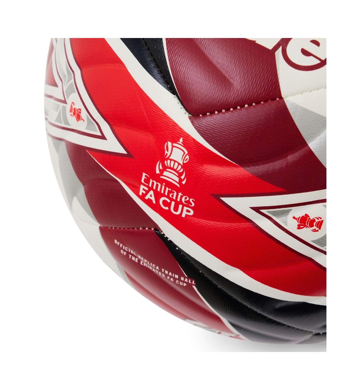 Ballon De Foot Fa Cup 26/27 Taille 4 Blanc Rouge Noir Mitre-2