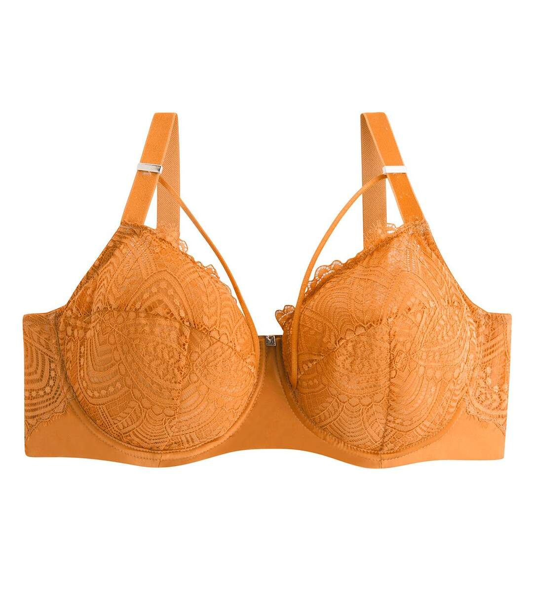 Soutien-gorge grand maintien moutarde Effrontée-1