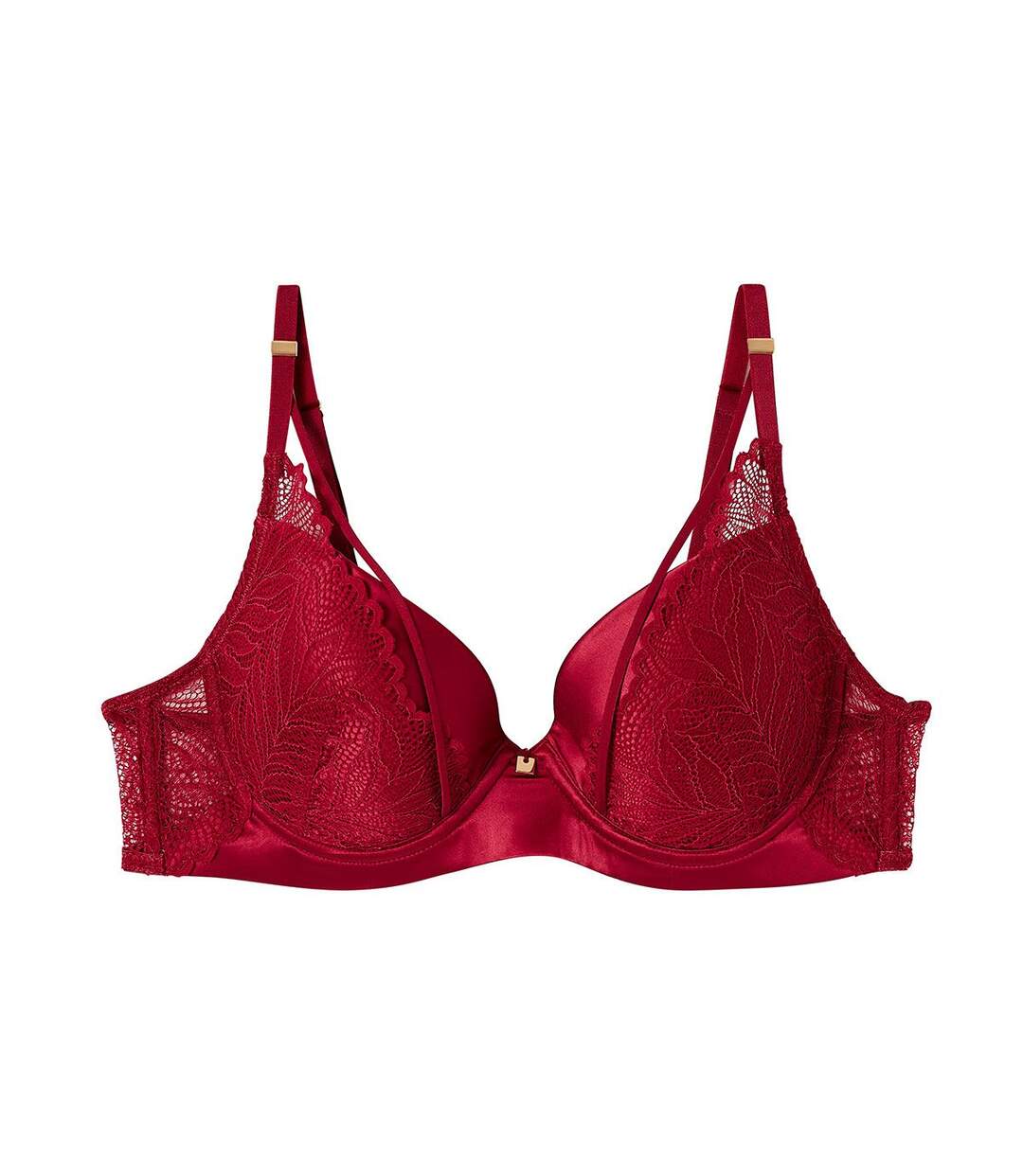 Soutien-gorge ampliforme coque moulée bordeaux Amsterdam