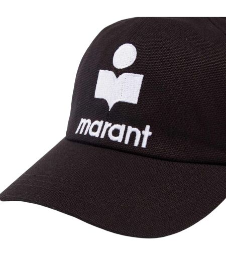 Casquette De Baseball Motif/style Logo Brodé Tyron Femme Noir Isabel Marant