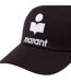 Casquette De Baseball Motif/style Logo Brodé Tyron Femme Noir Isabel Marant-3