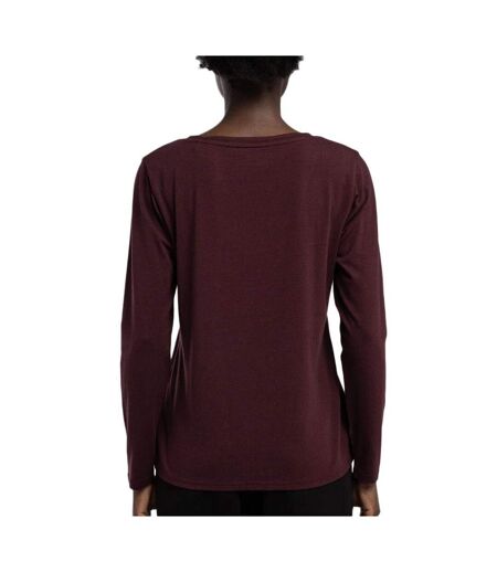 T-shirt bordeaux femme teddy smith mianas - l
