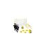 Kickmaster Football Goal Set (Yellow/Black) (One Size) - UTAG2556