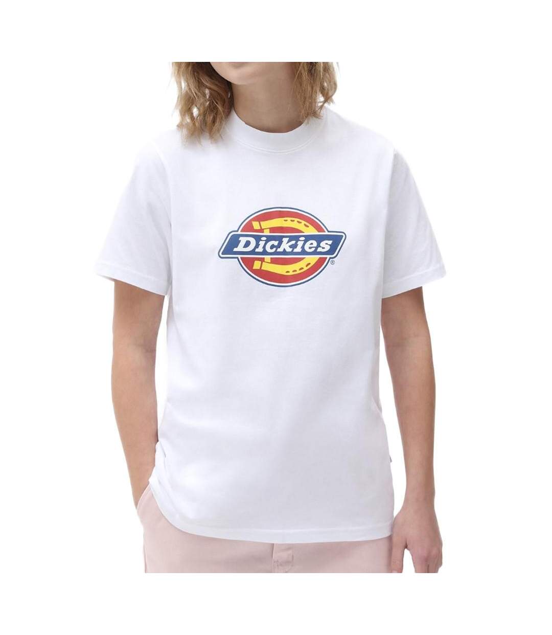 T-shirt Blanc Femme Dickies Icon - L-1