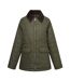 Womens/ladies Amira Quilted Padded Jacket Dark Khaki Regatta-2