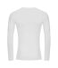 Mens active recycled base layer top arctic white AWDis Cool-2