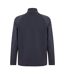 Mens Badge Quarter Zip Sweatshirt Dark Blue Melange Boss-2