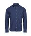 Mens Plain Denim Shirt Blue Denim Tee Jays-1