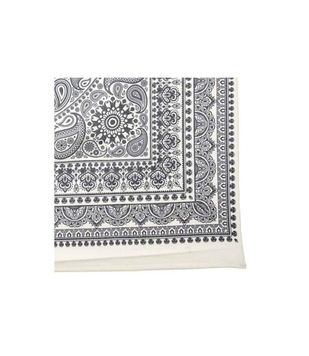 Tapisserie Murale Déco Mandala 150x150cm Gris