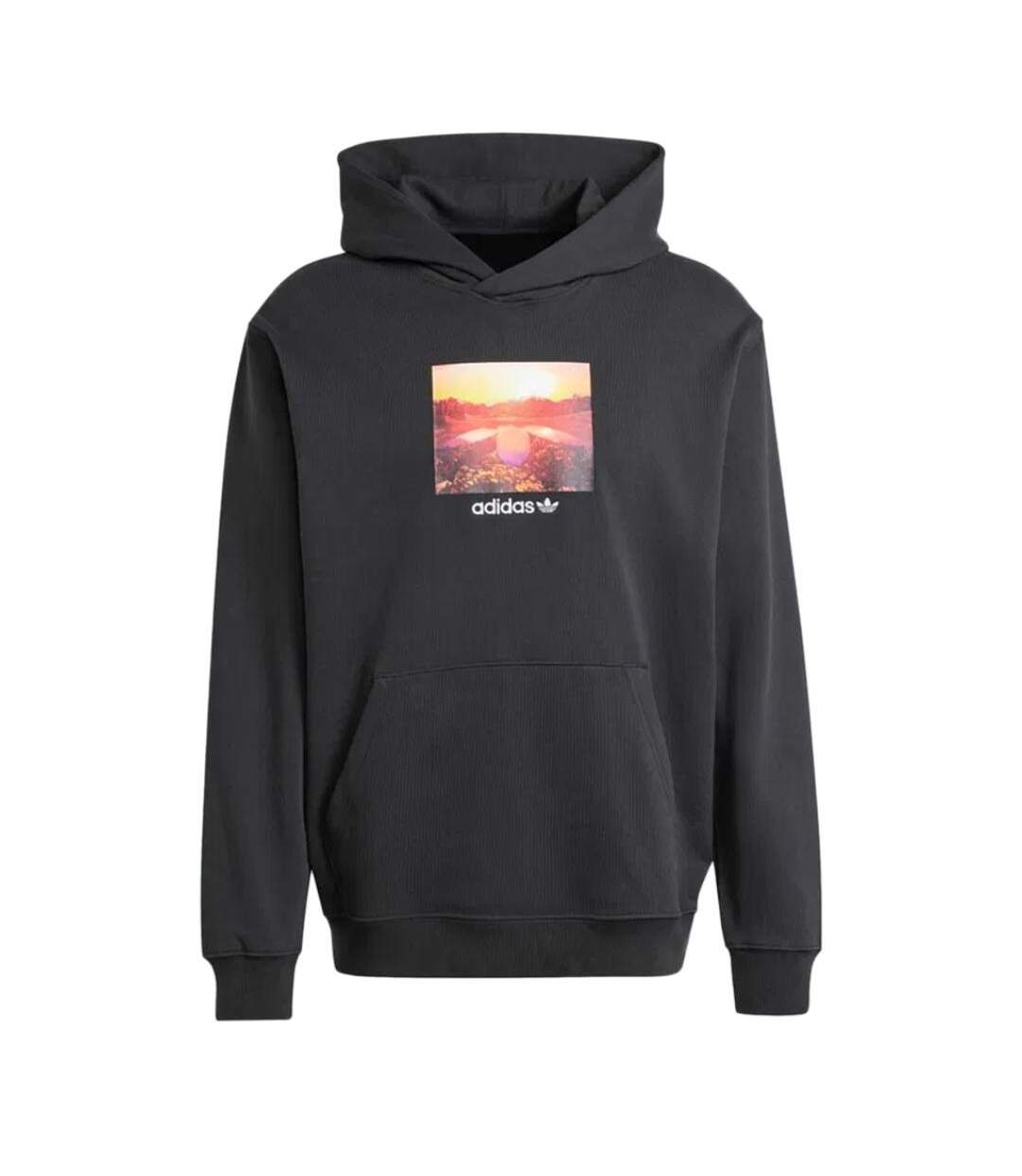 Sweat gris homme adidas graphic hoodie - l-3