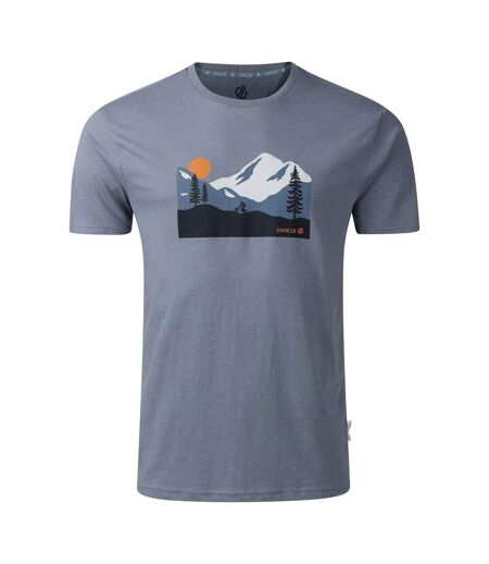 Mens Movement Iii Mountain Scene T-shirt Mercury Dare 2B
