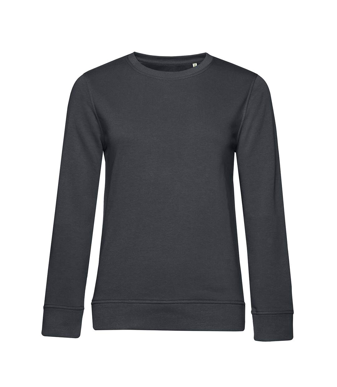 Womens/ladies inspire crew neck jumper asphalt B&C