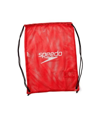 Speedo Wet Kit Mesh Drawstring Bag (Red) (One Size) - UTRD151