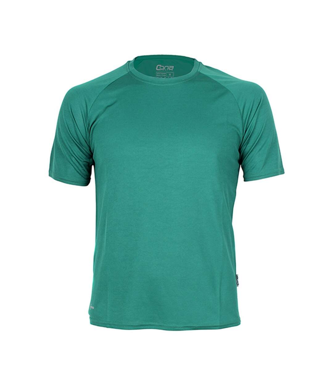 T-shirt Rainbow Tech Adulte Vert Bouteille Cona Sports-1