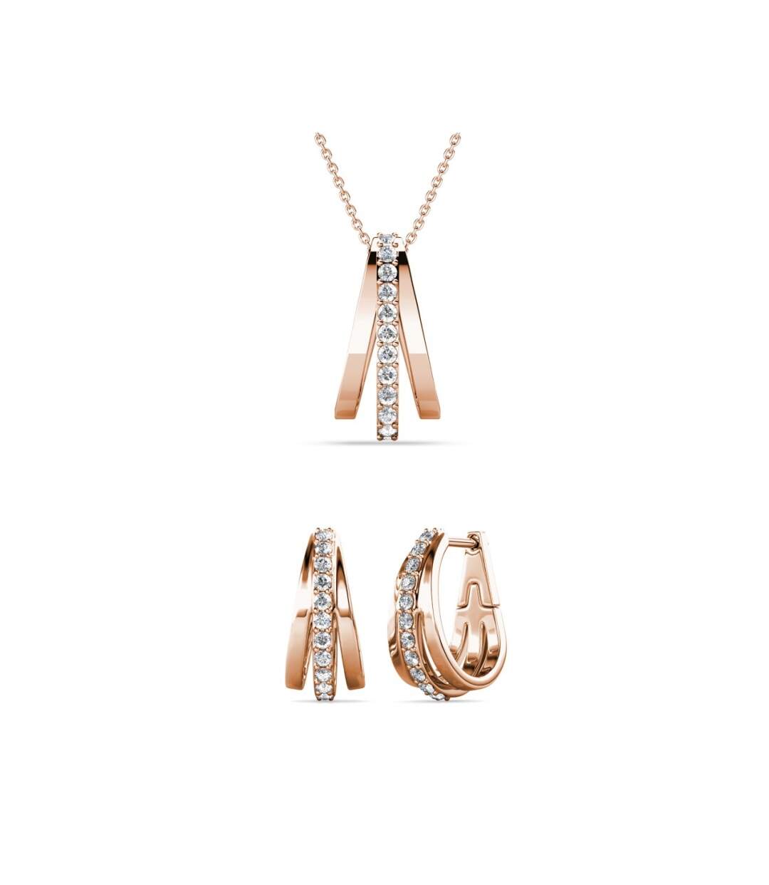 Parures Aurielle Hoop, Cristal d'Autriche-1