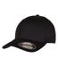 Casquette de baseball flexfit adulte noir Yupoong