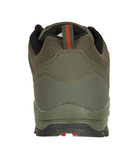 Mens Mcleod Outdoor Wide Walking Shoes Khaki Green Mountain Warehouse