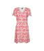 Robe Blanc/Orange Femme Vero Moda Vmeasy Joy - L