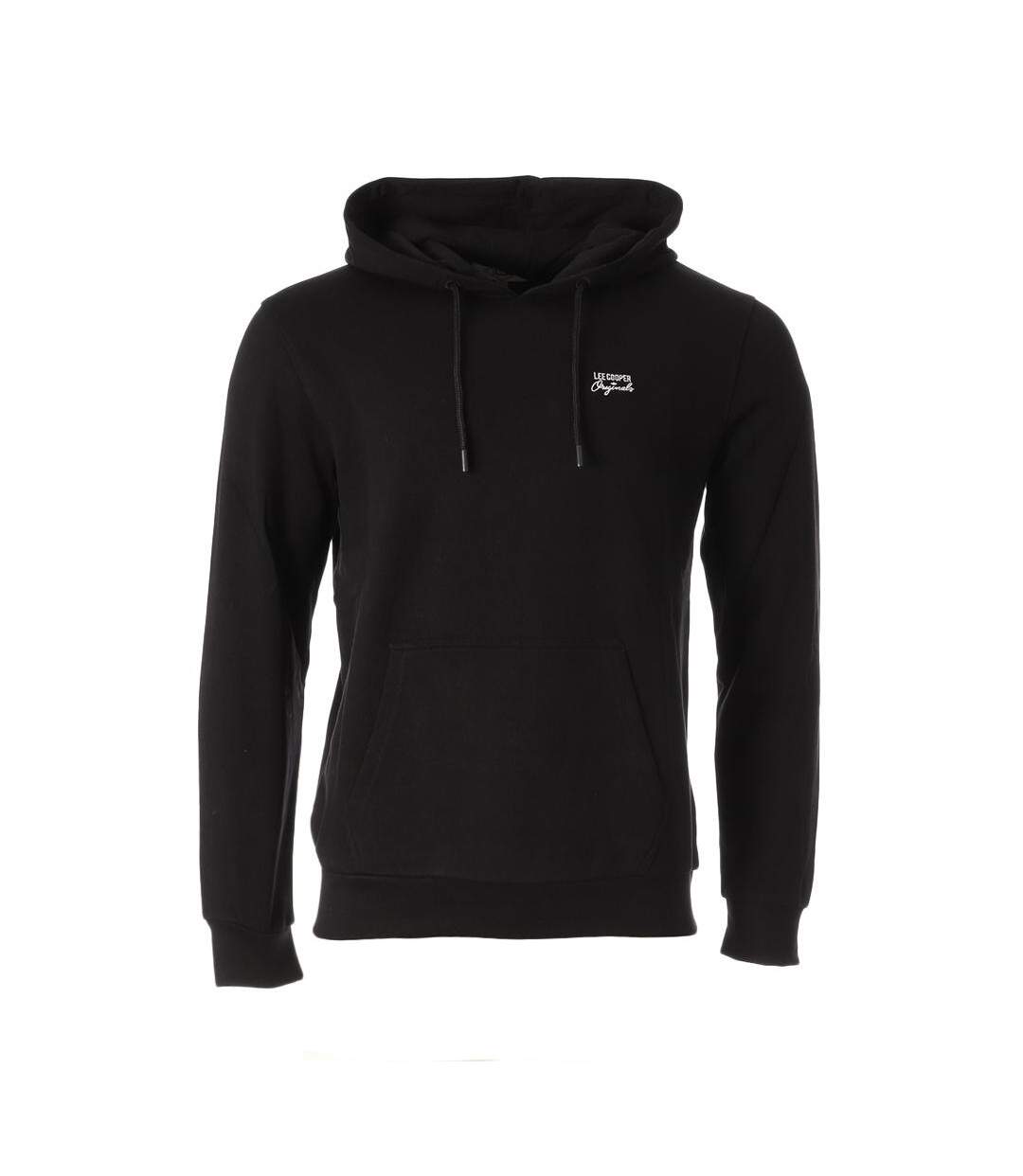 Sweat à Capuche Noir Homme Lee Cooper Odalo681 - XL-1