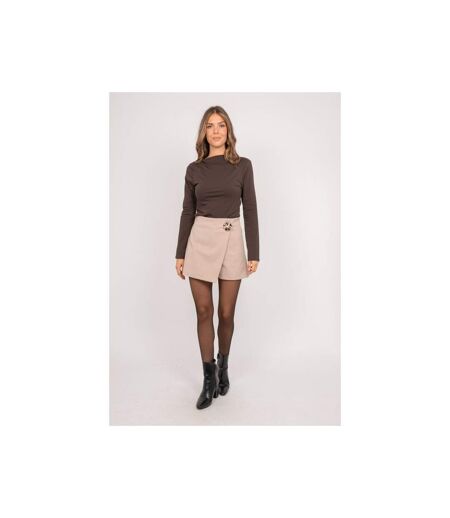 Jupe-short portefeuille bouton bijou XENITEL - Dona X Lisa