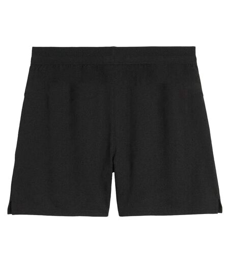 Short De Foot Teamcup Femme Noir Argenté Puma