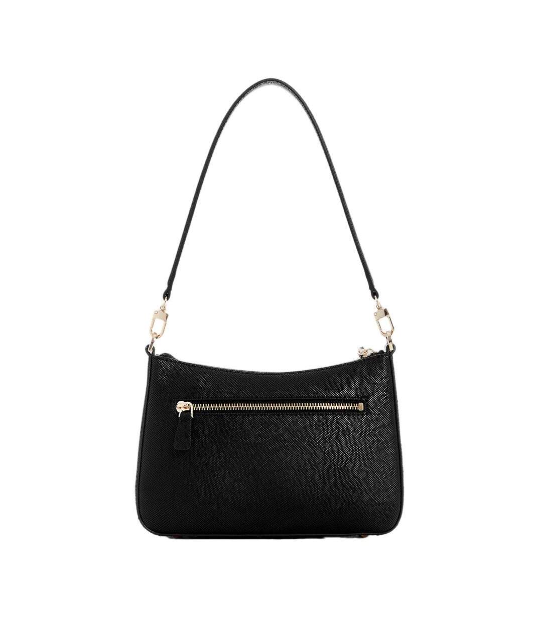 Sac à main noir femme guess eco jazlynn-3
