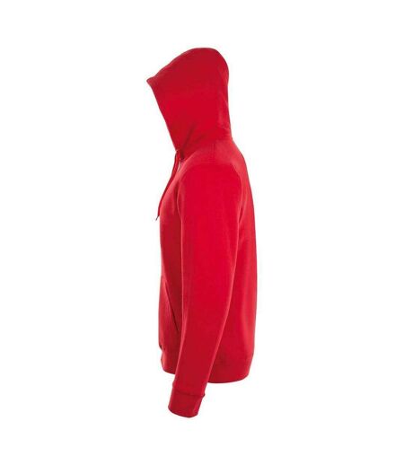 Sweat À Capuche Stone Adulte Rouge SOLS