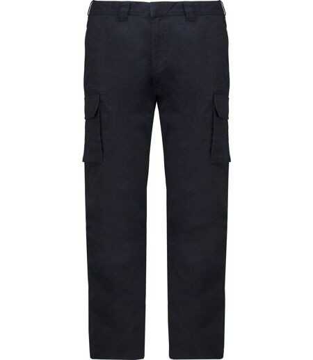 Pantalon multipoches pour homme - K744 - bleu marine