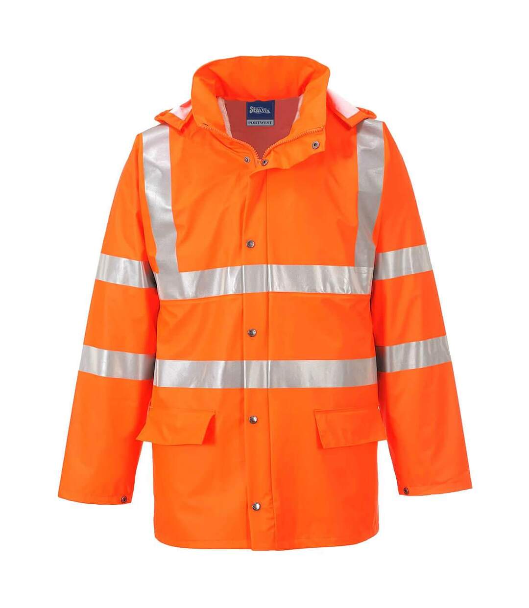 Mens sealtex ultra waterproof jacket orange Portwest