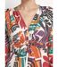 Robe manches 3/4 imprimé ethnique-3