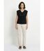 Gilet sans manches effet crochet-3
