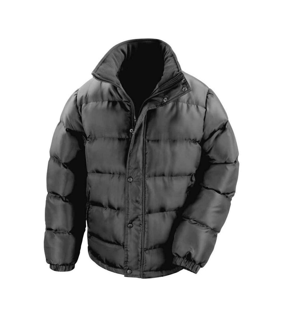 Mens nova lux padded jacket black Result Core