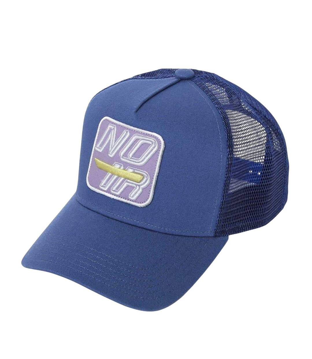 Casquette Trucker Motif/style Boîte Adulte Bleu Roi Societe Noir-1