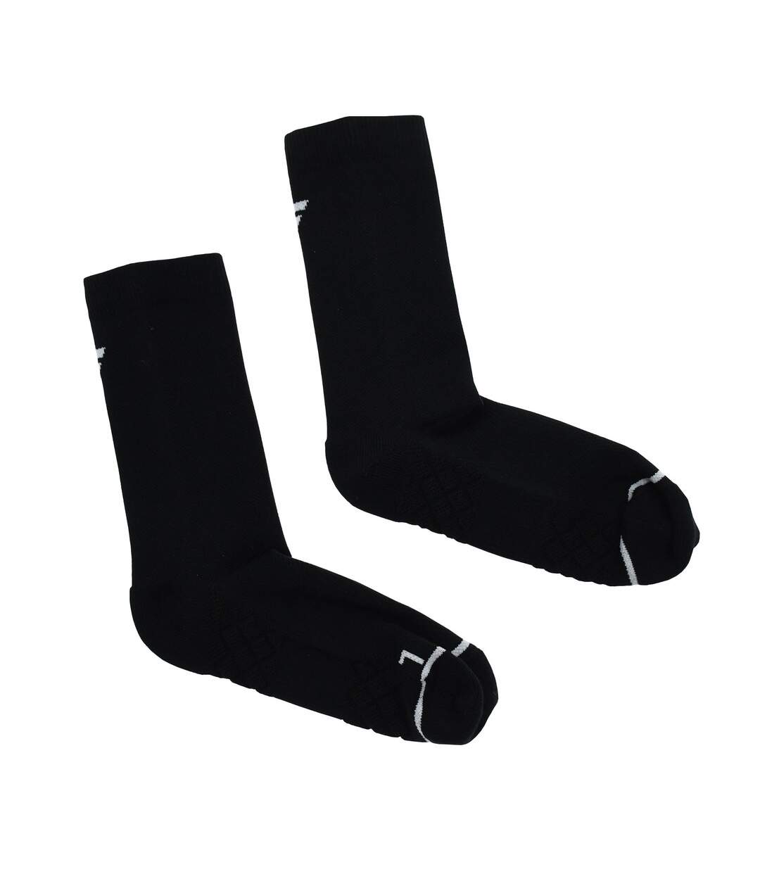 Lot De 2  Chaussettes Adulte Noir Blanc Velociti-4