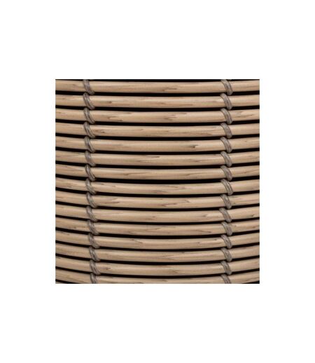 Lot de 3 Cache-Pots Déco Imitation Rotin 42cm Beige