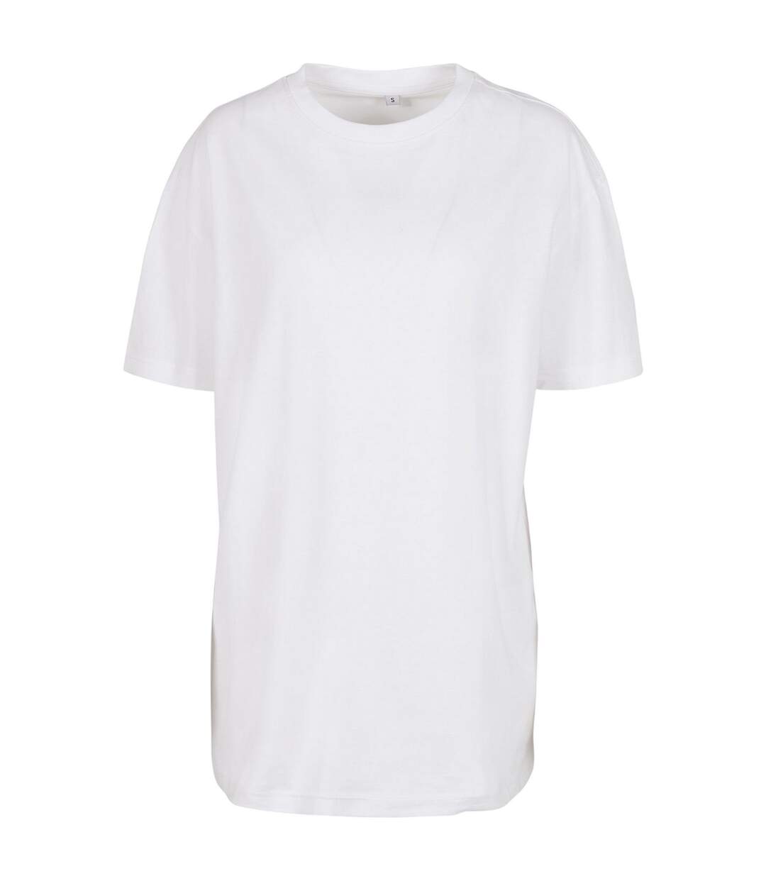 T-shirt Motif/style Uni Femme Blanc Build Your Brand-2