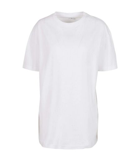 T-shirt Motif/style Uni Femme Blanc Build Your Brand