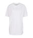 T-shirt Motif/style Uni Femme Blanc Build Your Brand-2