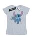 Disney T-shirt en coton hypnotisé Lilo And Stitch Femme/Femme (Gris sportif) - UTBI15540-1
