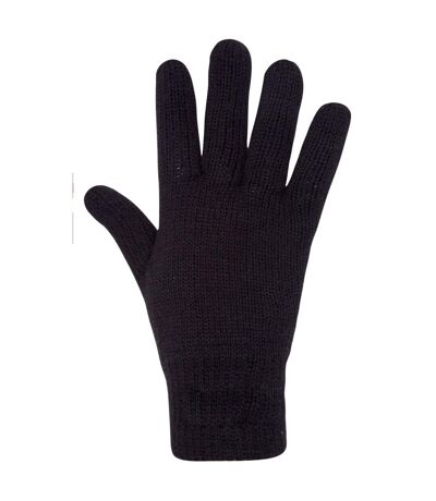 Womens/ladies thinsulate knitted winter gloves one size black Mountain Warehouse